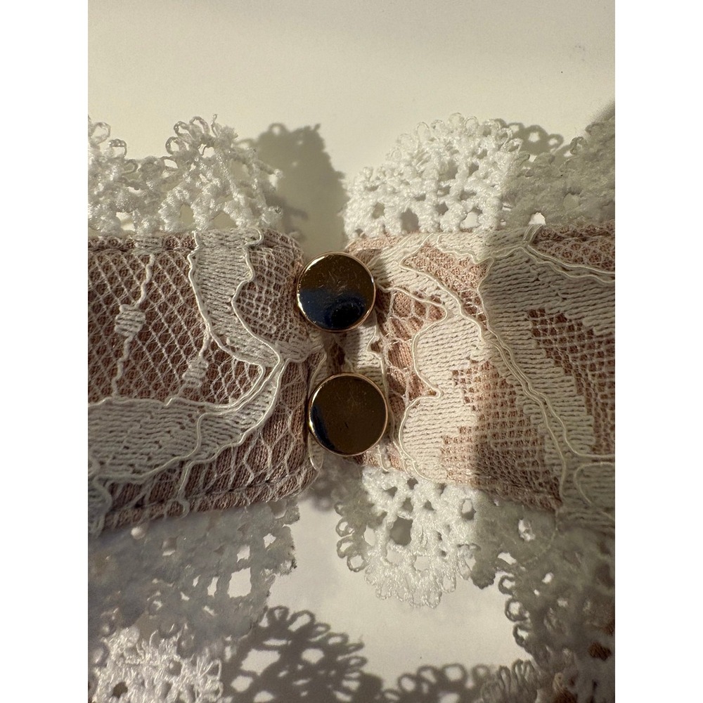 Blithe Lace Ruffle Drop Waist Maxi Dress with Cutouts S - Picture 11 of 12